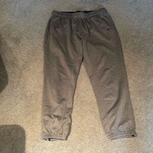Nike just do it therma fit fleece joggers in gray L